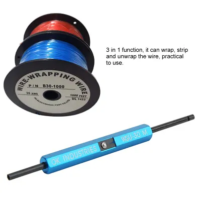 3 In 1 Function Wire Wrap Strip Unwrap Hand Tool For AWG 30 Wire(WSU 30M) ESA • $42.64
