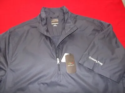 Greg Norman Ss Wind Shirt - L - Logo - Packable - Nwt -  Navy • $9.99