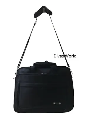 £11.92 • Buy Black Laptop Bag Briefcase Travel Work Office Mens Messenger Satchel Bags