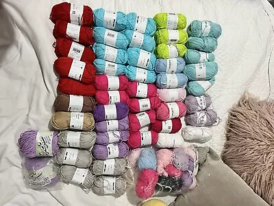 Cotton Aran Yarn Bundle • £60
