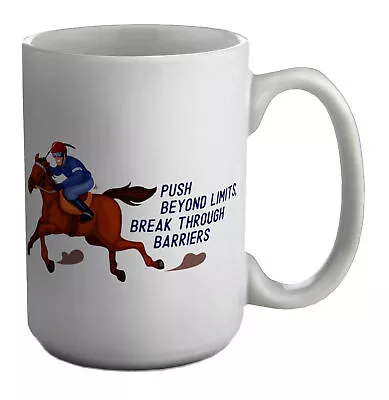 Horse Riding Mug Equestrian Rider Racing 15oz Large Cup Gift • £9.99