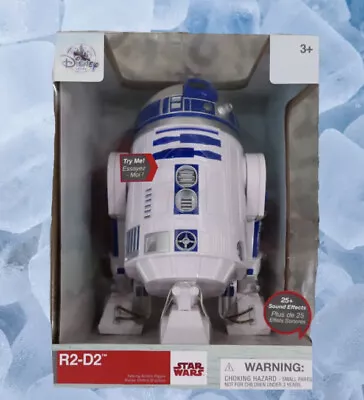 DISNEY STORE Star Wars R2-D2 Astromech TALKING Droid Toy 25+ Sound Effects 10.5  • $50
