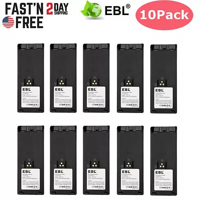 10PCs NTN7143 Battery For Motorola HT1000 MT2000 MTS2000 MTX9000 NTN7144 HT6000 • $132.99