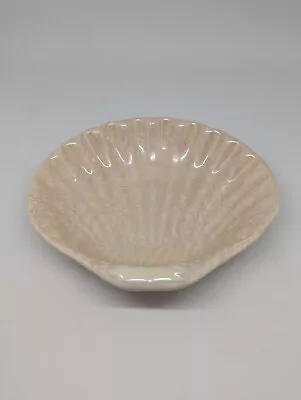 Vintage 1980s Shell Soap Dish Lustre Ware Crabtree & Evelyn Trinket Bowl • £10