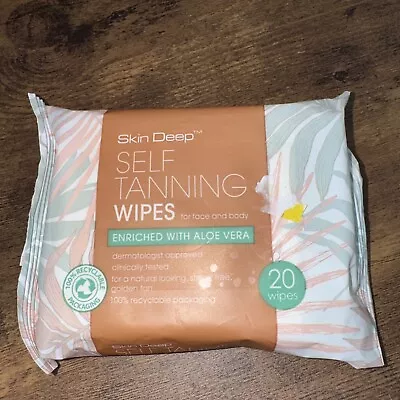 Skin Deep Self Tanning Wipes 20 Wipes • £4