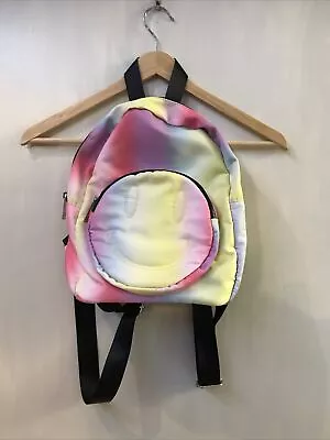 Olivia And Kate Tie Dye Smiley Face Mini Backpack • $34.95