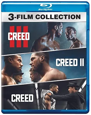 Creed 3-film Collection Blu-ray Sylvester Stallone NEW • $23.99