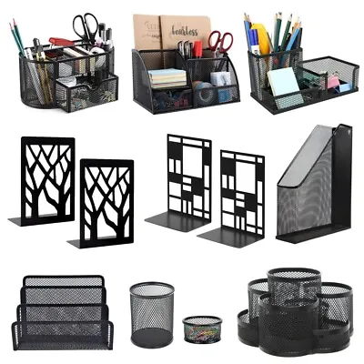 Desk Organisers Stationery Organiser Office Mesh Desk Tidy Accessories Storage • £7.99