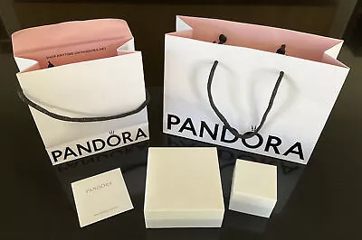 $15.90 • Buy Genuine 5pc Pandora Kit / Bracelet & Charm Box / 2x Gift Bags / Polishing Cloth