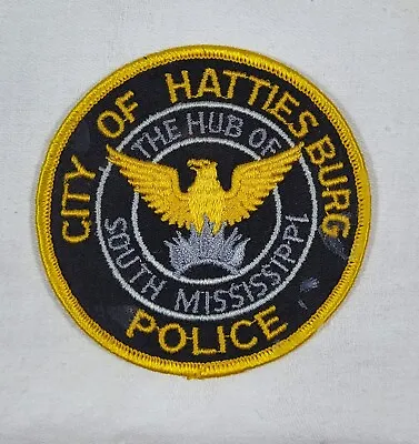 Hattiesburg Mississippi Ms. Cloth Back Police Department Patch - New Condition • $4.99