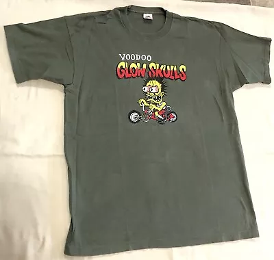 90’s Voodoo Glow Skulls Shirt Low Rider Bike Sz XL Punk Vintage • $299