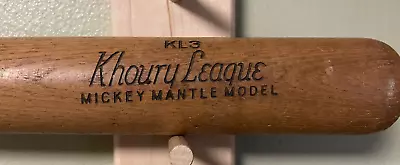 RARE MICKEY MANTLE Yanks Vintage Rawlings Khoury League 29  Model Wood Bat #KL3 • $15