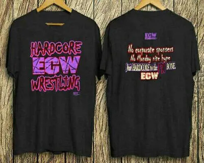 Original Ecw Hardcore Wrestling T-shirt 90s Vintage Gift S-3XL • $24.99