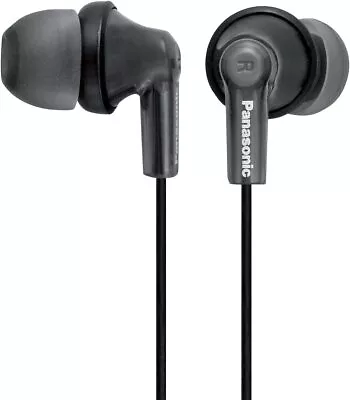 £19.55 • Buy Panasonic In-Ear Earphones Natural Fit Canal Earbud Earphone Black RP-HJE150-K