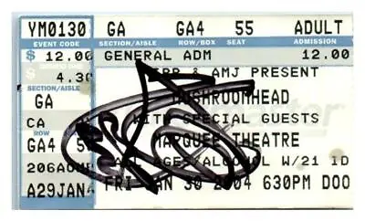 Mushroomhead Ticket Stub January 30 2004 Tempe Arizona Autographed • $31.49