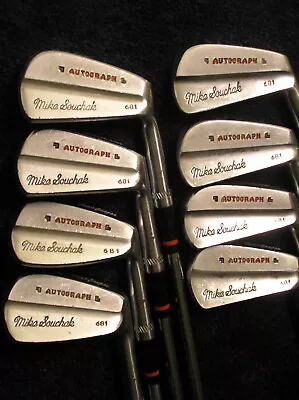 Macgregor 681 Mike Souchak MB 2-9 Irons  - Stiff Shafts- Leather Wrap Grips • $49.90