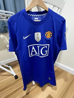 Manchester United Match Issued 2008/09 Third Jersey Epl Nike Soccer Player Issue • $450