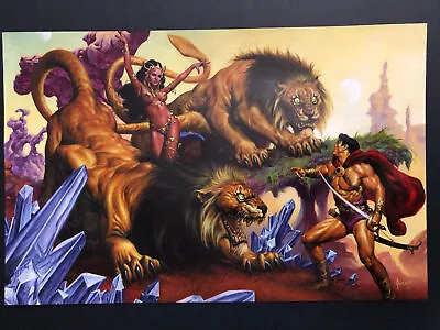 Warlord Of Mars #4 COVER Dynamite Comics Poster 8x12 Joe Jusko • $14.99