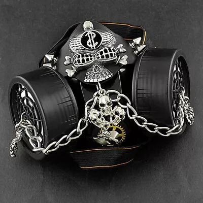£19.38 • Buy Steampunk Punk SKull Cosplay Mens Gas Mask Masque