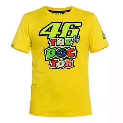 Official Valentino Rossi VR46 Yellow The Doctor T'Shirt - VRMTS 204701 • £29.99