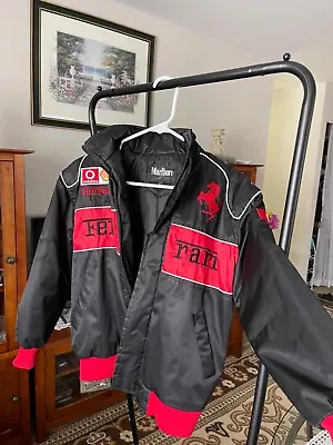 Vintage Marlboro Ferrari FORMULA 1 Youth Coat Racing Jacket Size XL • $33.12