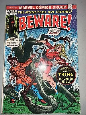 Beware! The Monsters Are Coming! #4 September 1973 Marvel  • $8