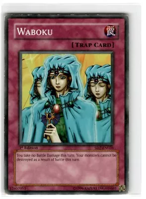 Yu-Gi-Oh! Waboku Common SD7-EN026 Heavily Played 1st Edition • $2.04