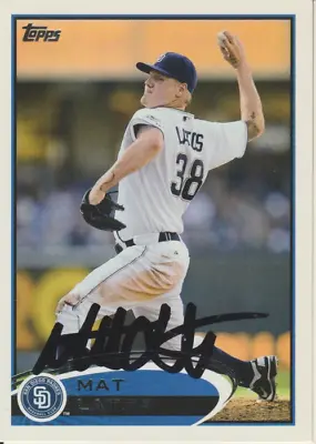 Matt Latos Authentic Signed Autographed Trading Card COA • $15