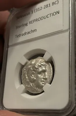 Seleucus I Tetradrachm Alexander The Great Seleucid Ancient Coin Sterling REPRO • $80