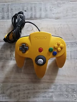 Nintendo 64 Controller Yellow N64 • $49.99