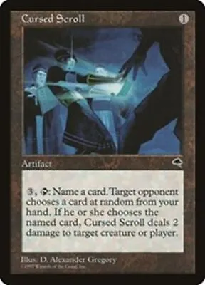 Cursed Scroll Tempest MTG • $12.31