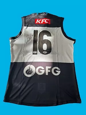 Ollie Wines Signed 2024 Port Adelaide Power  AFL Jumper • $1.25