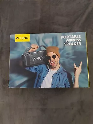 W-King 60W Boom Box Portable Bluetooth Speaker Waterproof • £89.99