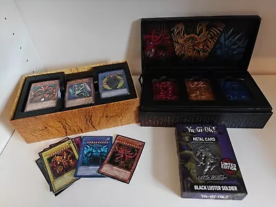 Yu Gi Oh Bundle - Metal God Cards Metal Black Luster Yugis Legendary Decks • £15