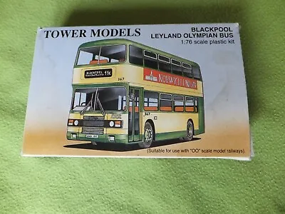 Unmade Tower Models Kit TB16 Blackpool Leyland Olympian Bus 1:76 FREE P&P • £12.95