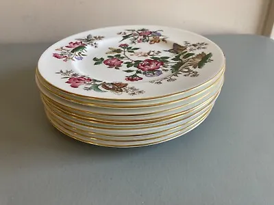 $39.95 • Buy 5 Wedgwood Charnwood Gold Trim Bone China Floral Butterfly Salad Plates