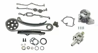 Fit 89-97 2.4L Nissan 240SX D21 Pickup Timing Chain Kit Oil Water Pump KA24E • $149.95