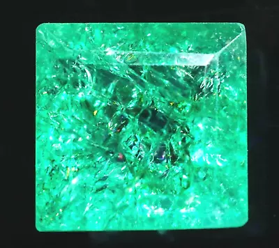 GIE Certified 11.00 Ct Natural MUZO Colombian Green Emerald Unheated Gemstone • $27.64