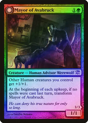 Mayor Of Avabruck / Howlpack Alpha FOIL Innistrad HEAVILY PLD Rare CARD ABUGames • $2.69