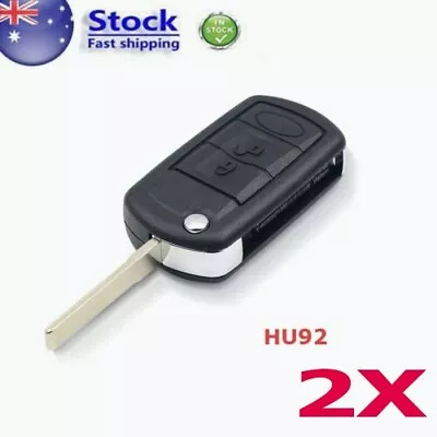 2X For Land Rover Discovery 3 Sport LR3 REMOTE FLIP KEY SHELL CASE FOB 3B HU92 • $11.64