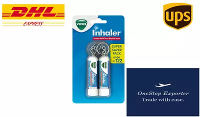 Vicks Inhaler Super Saver Pack Twin Pack DHL EXPRESS • $9.99