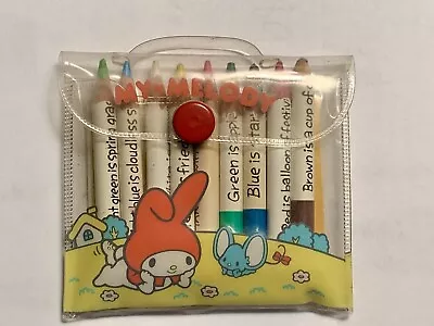 Vintage 1976 My Melody Sanrio Mini Colored Pencils Art Kit Set • $39.99