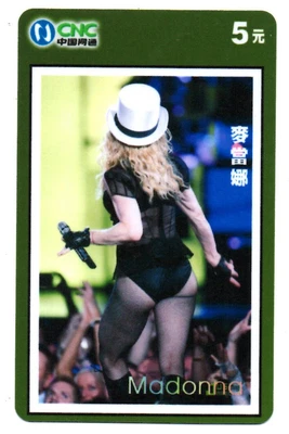 £1.75 • Buy China: Phone Card - Madonna Louise - Sexy Girl - US Singer/ 61