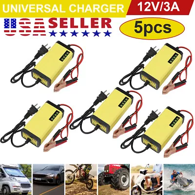 1-5X Car Battery Charger Maintainer 12V Trickle RV For Truck Motorcycle ATV Auto • $6.99