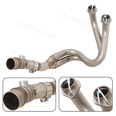 For Kawasaki Versys 650 17-19 Z650RS 2022 Exhaust System Front Header Link Pipe • $178