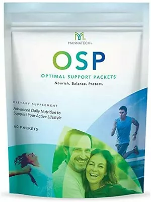 4 Bags Mannatech Optimal Support Packets OSP 60 Packets Multivitamin Support NEW • $469.95