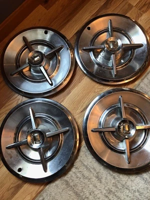 $49.99 • Buy FOUR 1950's Dodge Vintage 14  Lancer Hubcaps / Wheels