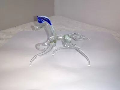 Small Murano Styled Glass Galloping Horse - Height  3.5ins • £15