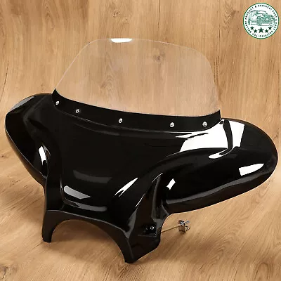 Universal Front Fairing Bat Wing Batwing Windshield For Harley Yamaha Suzuki • $138.99