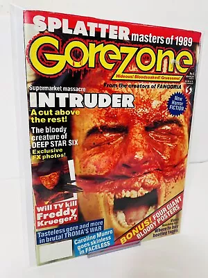 $15 • Buy Gorezone #6 (1989) W/Posters, Caroline Munro, Splatter Horror